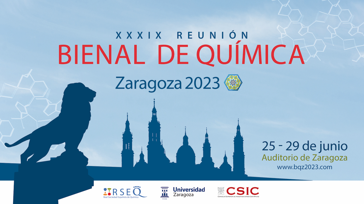 Más de 1.200 químicos asistirán a un congreso científico en Zaragoza la próxima semana