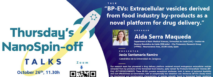 Thursday’s NanoSpin-off Talk: Aída Serra