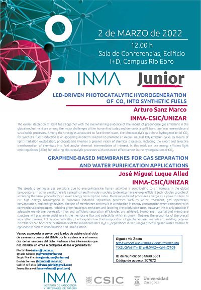 INMA Junior: Arturo Sanz & José M. Luque