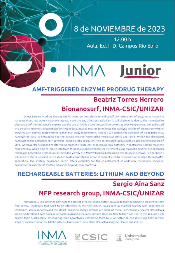 INMA Junior: Beatriz Torres y Sergio Aína