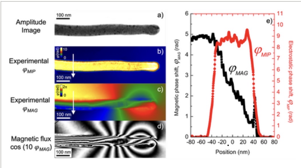 Vortex domain wall imaging in a 3D magnetic nanotube grown by focused electron beam induced deposition