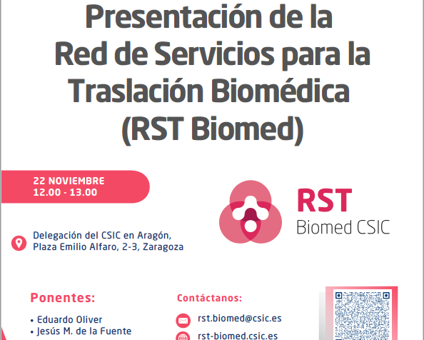 Presentación de la nueva Red de Servicios para la Traslación Biomédica en Biomedicina del CSIC (RST Biomed)