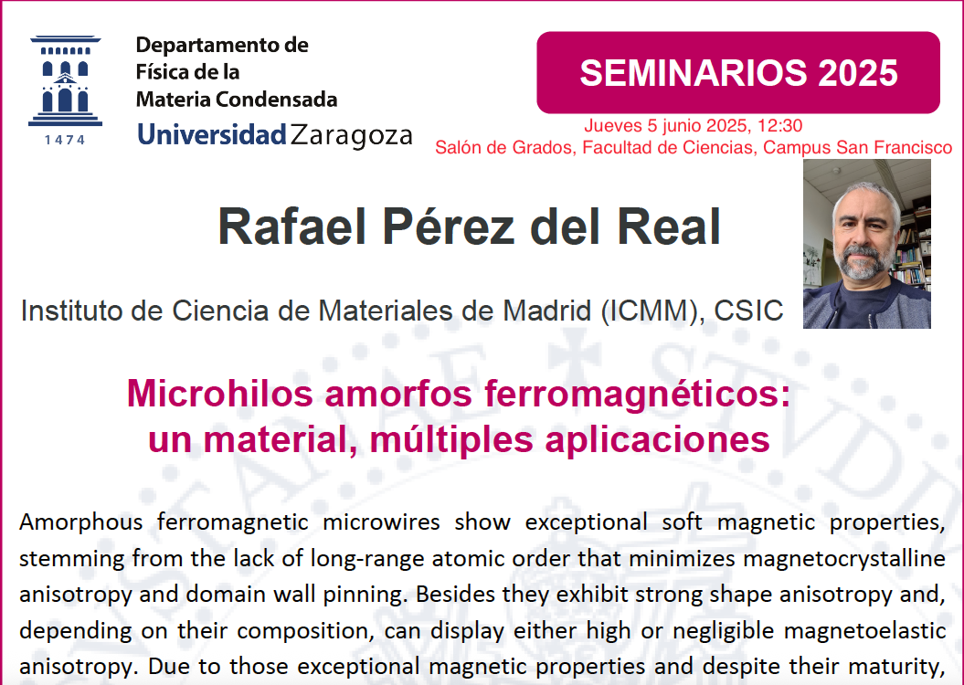 Seminario FMC: Rafael Pérez del Real