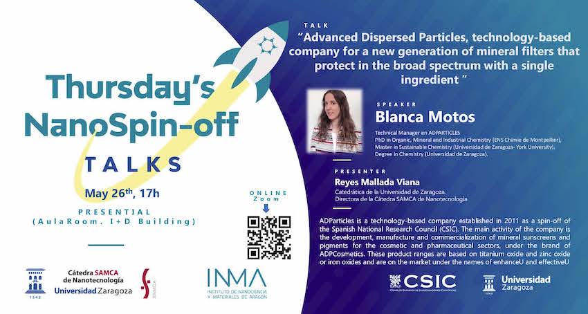 “Thursday´s NanoSpin-off Talks”, con la Spin-off Advanced Dispersed Particles